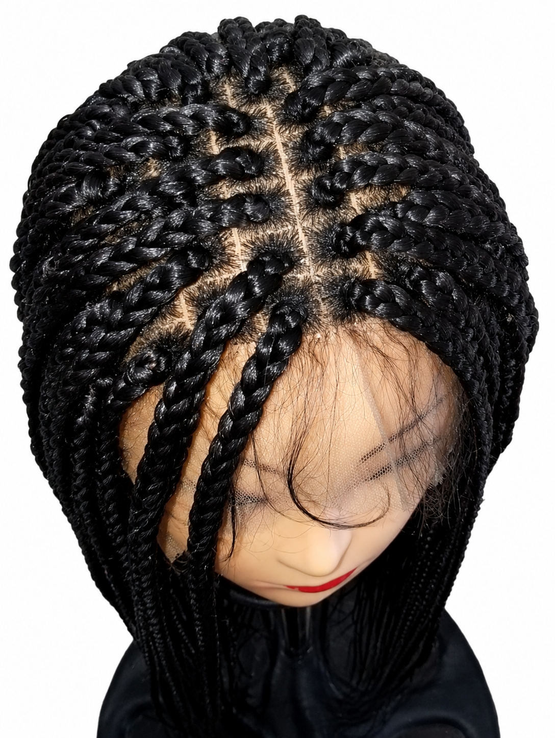 SYN012, Jemi Lace 360 – 1B Boho Knotless Braids