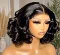 HH016, Natural Color 12-Inch Glueless Human Hair Wig