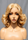 HH020, Color 27 Curly Bob Wig – 12 Inches | 100% Human Hair