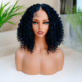 SYN020, F1B/Blue Curly Bob Lace Front Synthetic Wig – 16 Inches