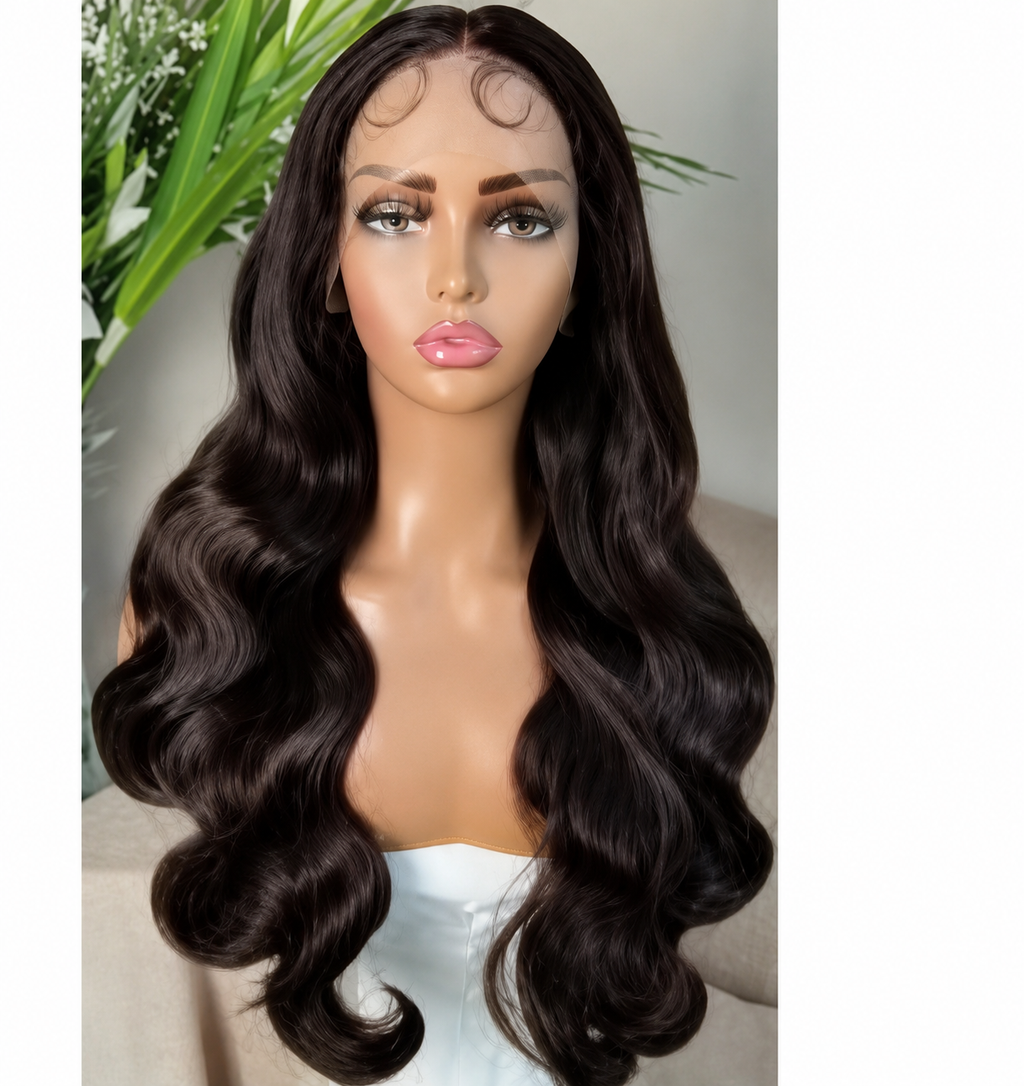 SYN006, Body Wave Lace Front Wig – Color 4 | 26 Inches